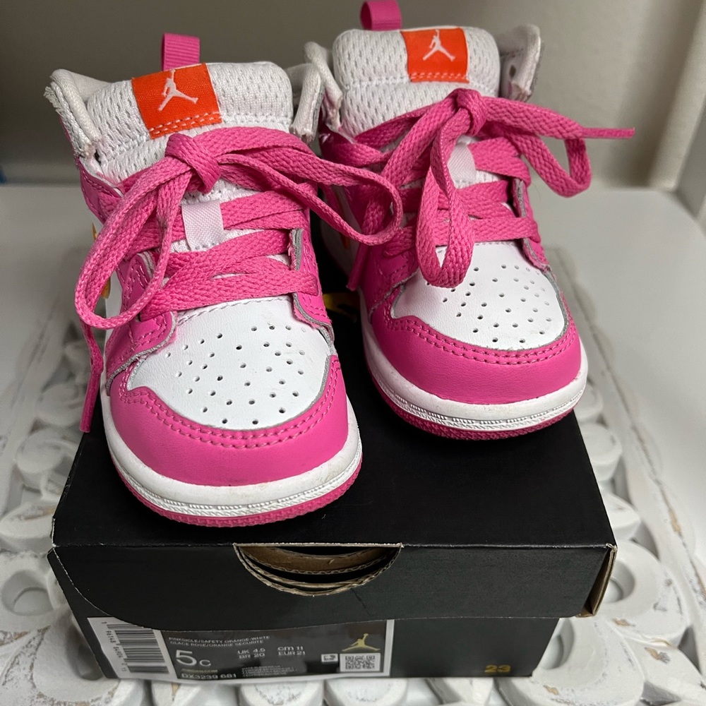 Jordan 1mid (td) pinksicle